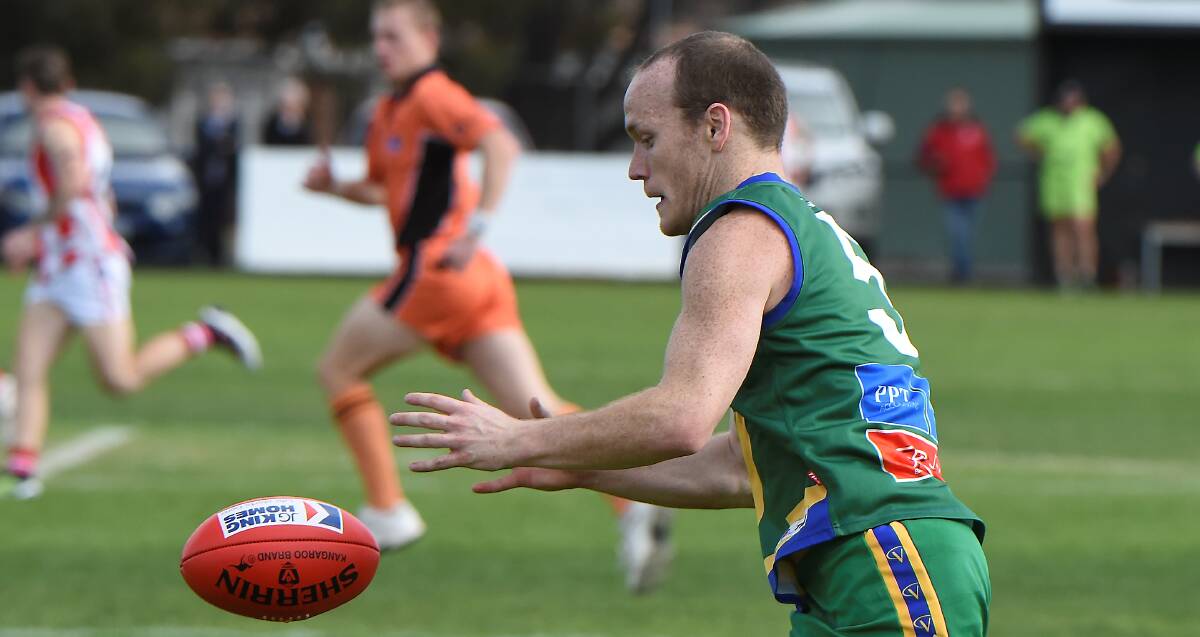 SIDELINED: Lake Wendouree will be without star Steve Clifton for at least one week after he sustained a broken cheekbone against Redan. Picture: Lachlan Bence