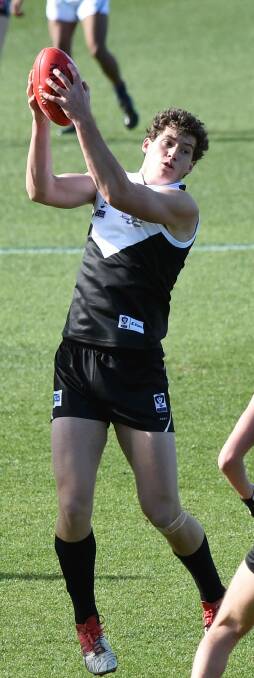 BACK IN: GWV Rebel Lloyd Meek will return to the VFL side this week. He had a great influence around the ball a fortnight ago. Picture: Lachlan Bence.