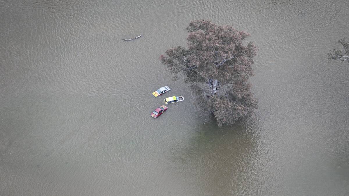 Every picture from JAMES WILTSHIRE's trip with Helifly to get a bird's eye view of rising waters this week