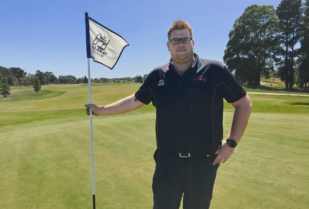 EXCITED: David Wallis is upbeat about the field of players the Ballarat Golf Club has attracted for its 2017 pro-am on Sunday. Picture: Tim O'Connor.