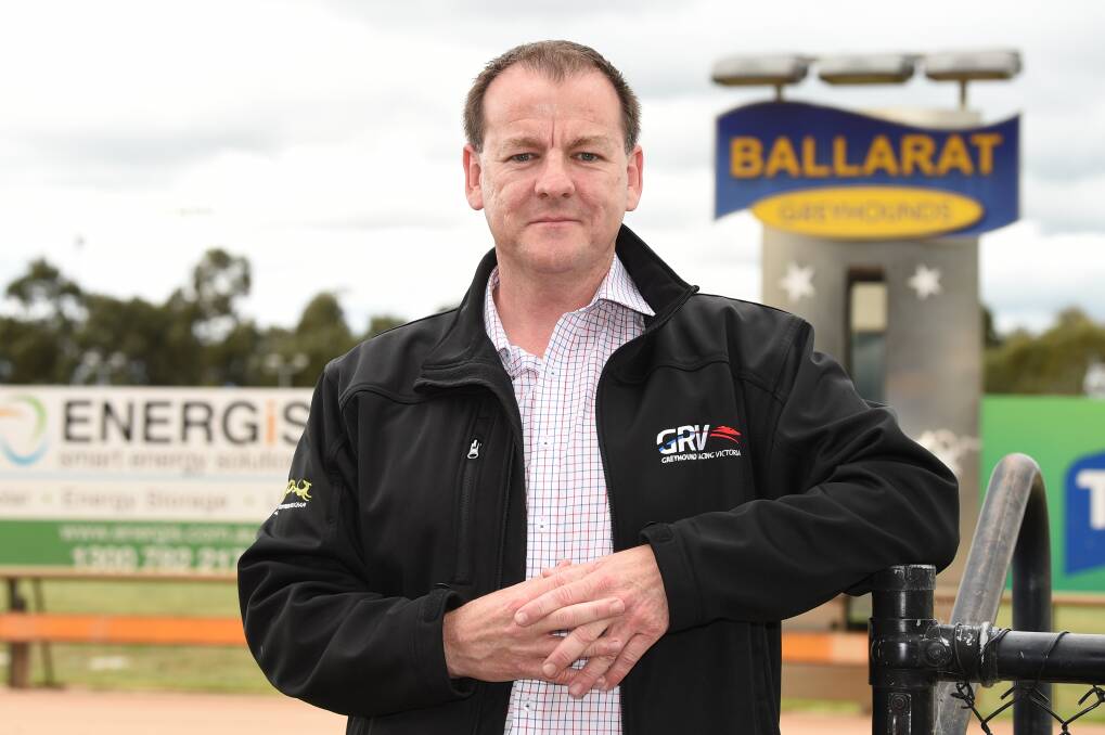 LEADER: Dan Verberne is settling into his new role as manager of the Ballarat Greyhound Racing Club, which he took on earlier this month. Picture: Kate Healy.