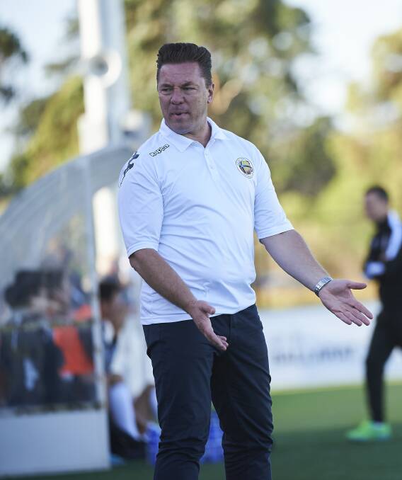 STAYING ON?: Ballarat City coach Danny Gnjidic is yet to confirm if he will remain as Ballarat City coach in 2018. Gnjidic and his side will finish the season at home against Werribee City on Saturday.