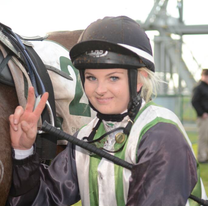 GOOD TO GO: Leticia Griffin will resume race riding this Friday in Ararat and also has a booking for the Edenhope meeting on Saturday.