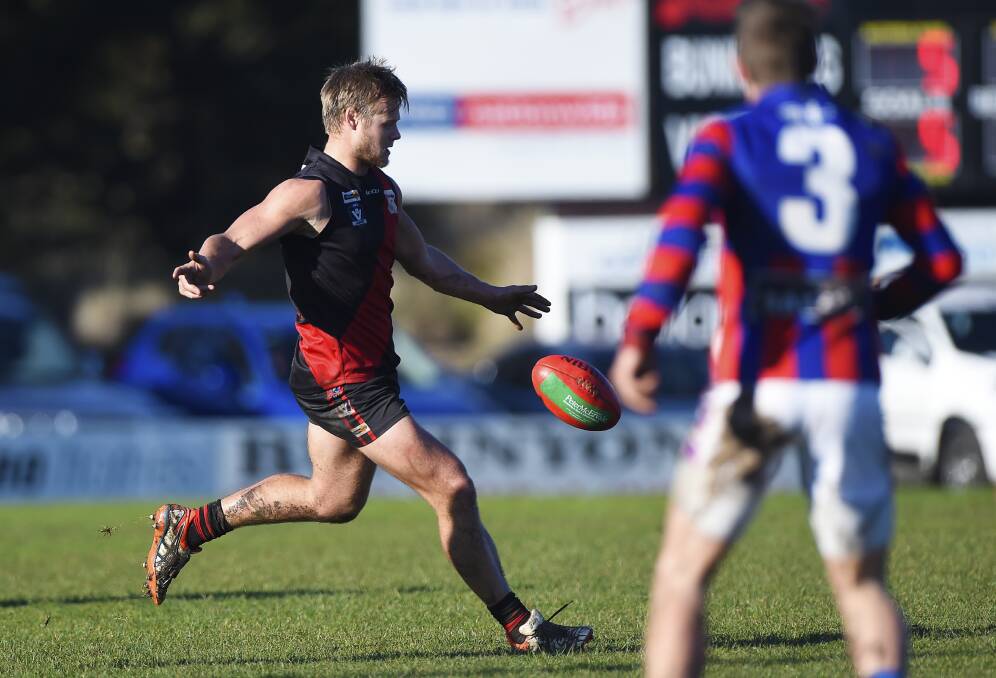 STANDOUT: Ned Gilbert had a good game for Buninyong on Saturday. Picture: Luka Kauzlaric.