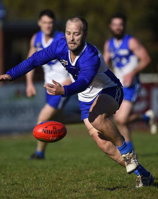 IMPORTANT IN: Defender Jimmy Rushton is one of two key inclusions for Waubra ahead of the game against Bungaree. Picture: Justin Whitelock.