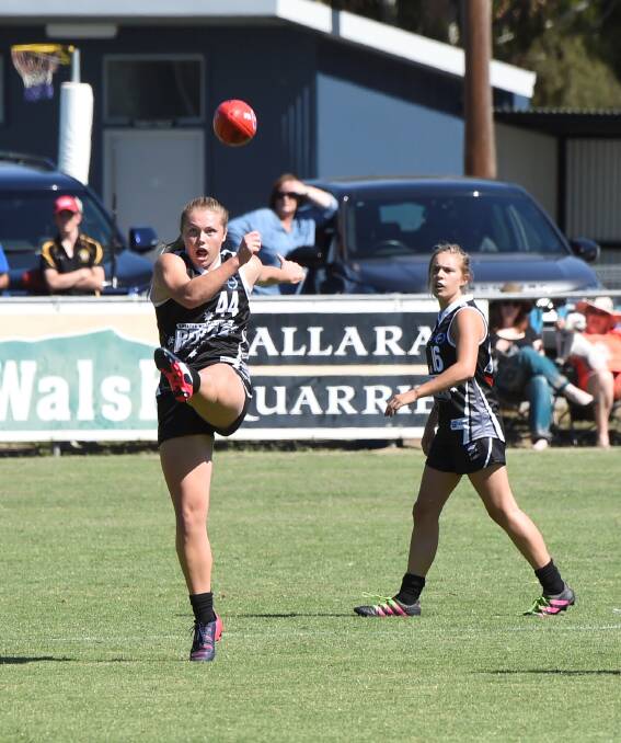 GOOD EFFORT: Ella Bibby was named as one of the Rebels' best players in the round one loss to the Eastern Ranges on Saturday.