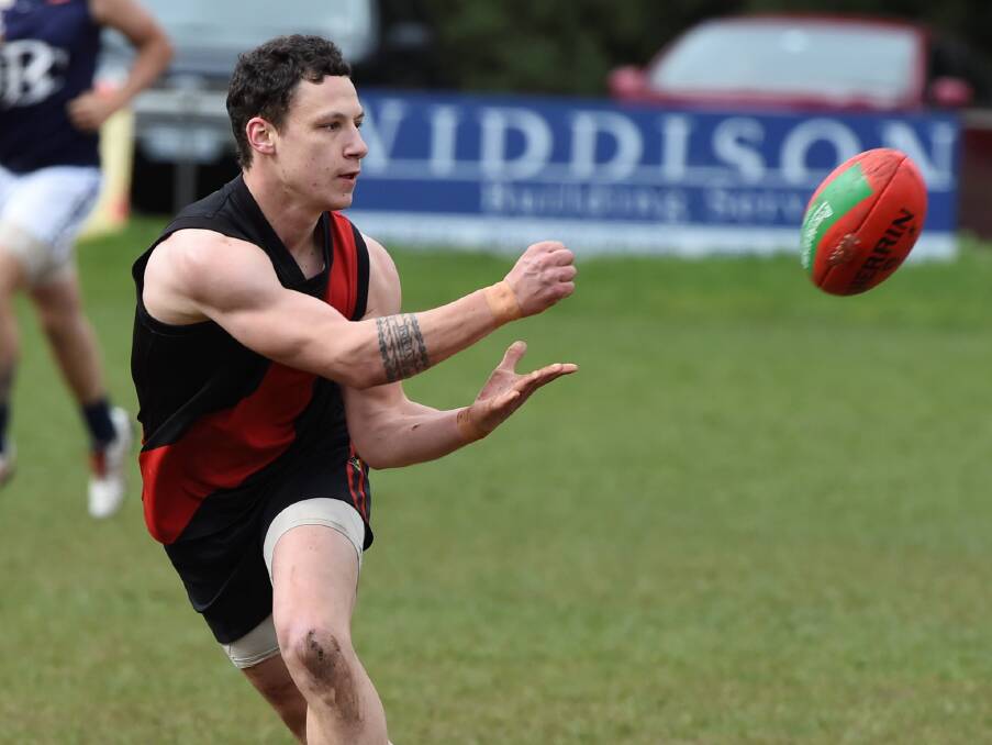 GOAL KICKER: Joel Ottavi was one of just four players to kick a goal for Buninyong on Saturday at Bungaree as the team's season came to an end.