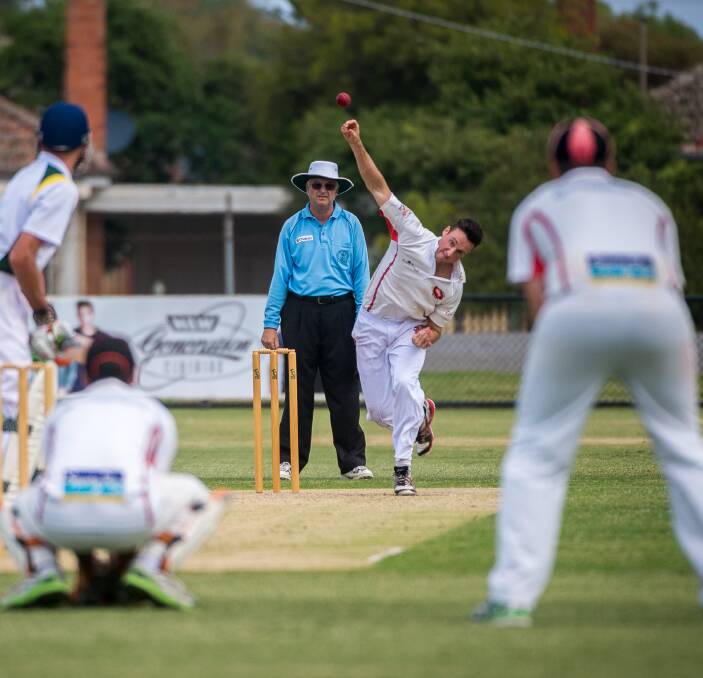 PART OF THE JOURNEY: Buninyong opening bowler Tom McCarthy is set to line up for his side's Ballarat Cricket Association seconds clash with Ballan, starting on Sunday.