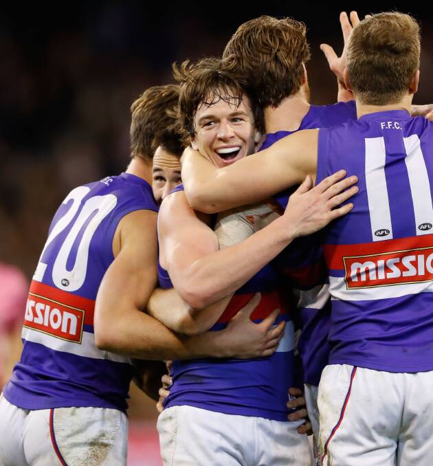 IN FINE FORM: Liam Picken has been one of the Western Bulldogs' best players during the 2016 finals series. Picture: Getty Images.