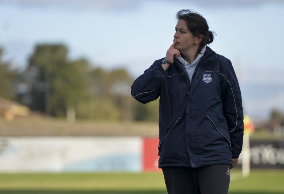 LEADER: Stand-in Ballarat coach Laura Brady.