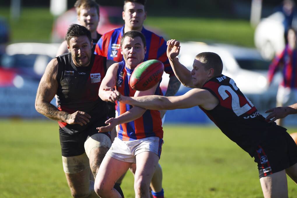 STAR: Dan O'Halloran was a standout for Hepburn in its loss to Buninyong on Saturday. Picture: Luka Kauzlaric.