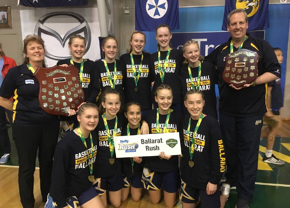 The Ballarat Rush under-14 girls team.