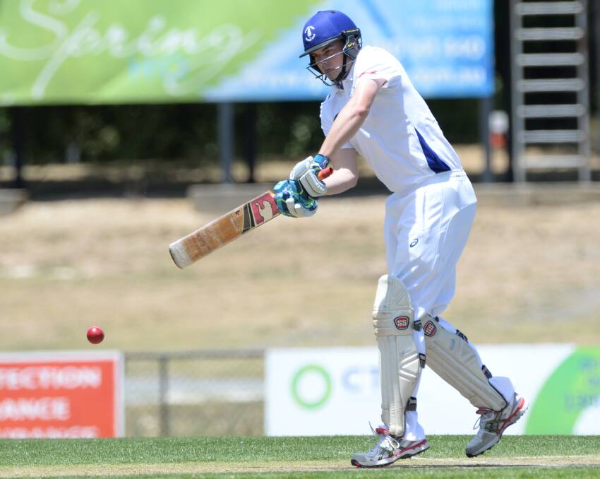 SMACK: Simon Ogilvie made a quick-fire 49 from just 50 balls as Golden Point had another big day with the bat on Saturday.