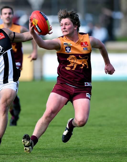 RETURNING: Mitch Phelps, pictured while playing for Redan last year, has been named in the Buninyong side to take on Clunes.
