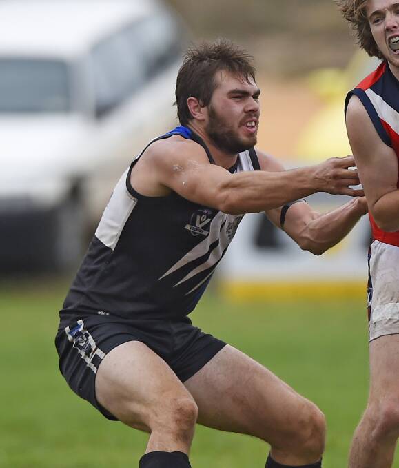 GONE: Ruckman Rylan Rattley has left Central Highlands Football League club Smythesdale for East Point. Rattley won back-to-back The Courier footballer of the year awards during his time with the Bulldogs.