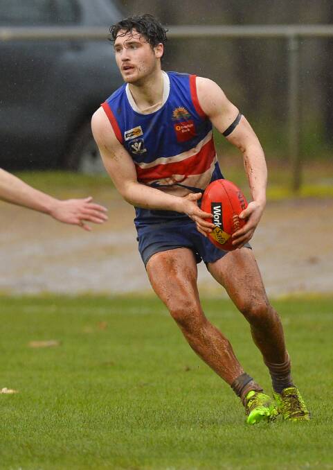 STAR: Onballer Joel Cowan was one of the key players for Daylesford last season, winning the club best and fairest and finishing runner-up in the Geoff Taylor Medal.