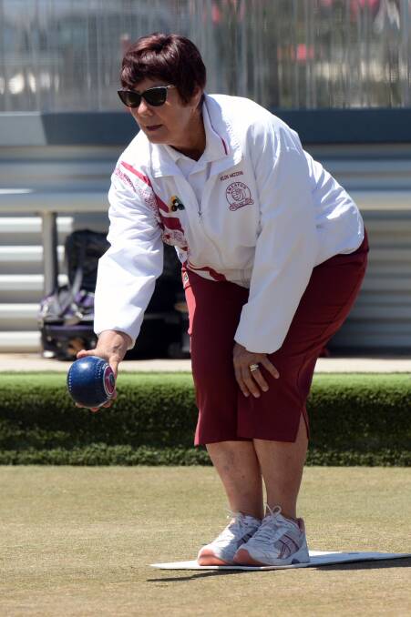 TOUGH COMPETITION: Smeaton bowler Helen Mizzeni will travel to the Shepparton region to play in women's pairs and triples events at the Victorian Open.