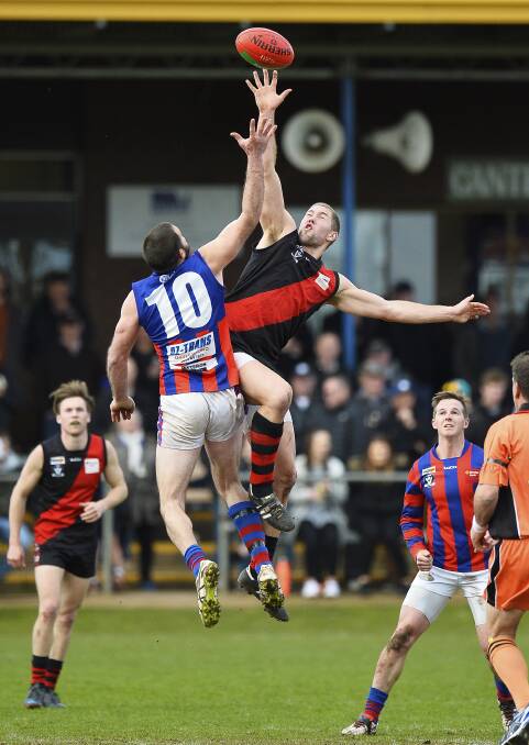 PUTTING HIS HAND UP: Buninyong tall Liam Rigby has joined the Central Highlands Football League interleague squad. The Highlanders will take on the Southern league in May.