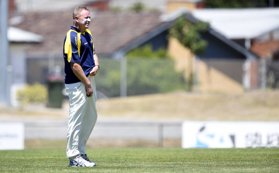 EXPERIENCE: Heath Pritchard representing the Ballarat Cricket Association during Sunday's clash with Bendigo at Eastern Oval. Picture: Dylan Burns.
