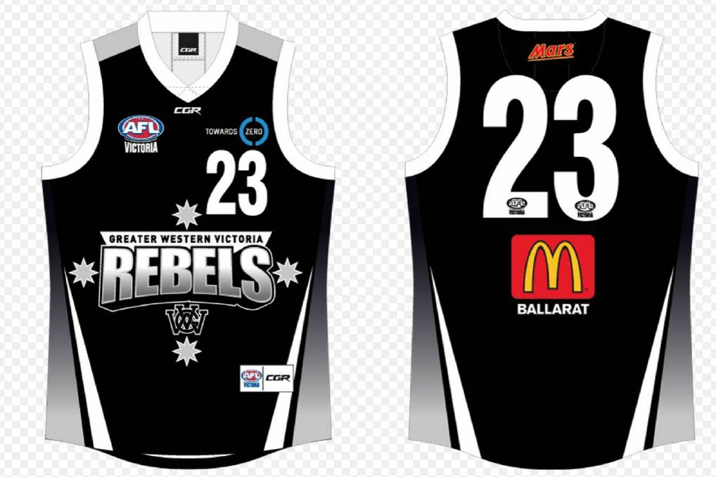 The Rebels' new home jumper.