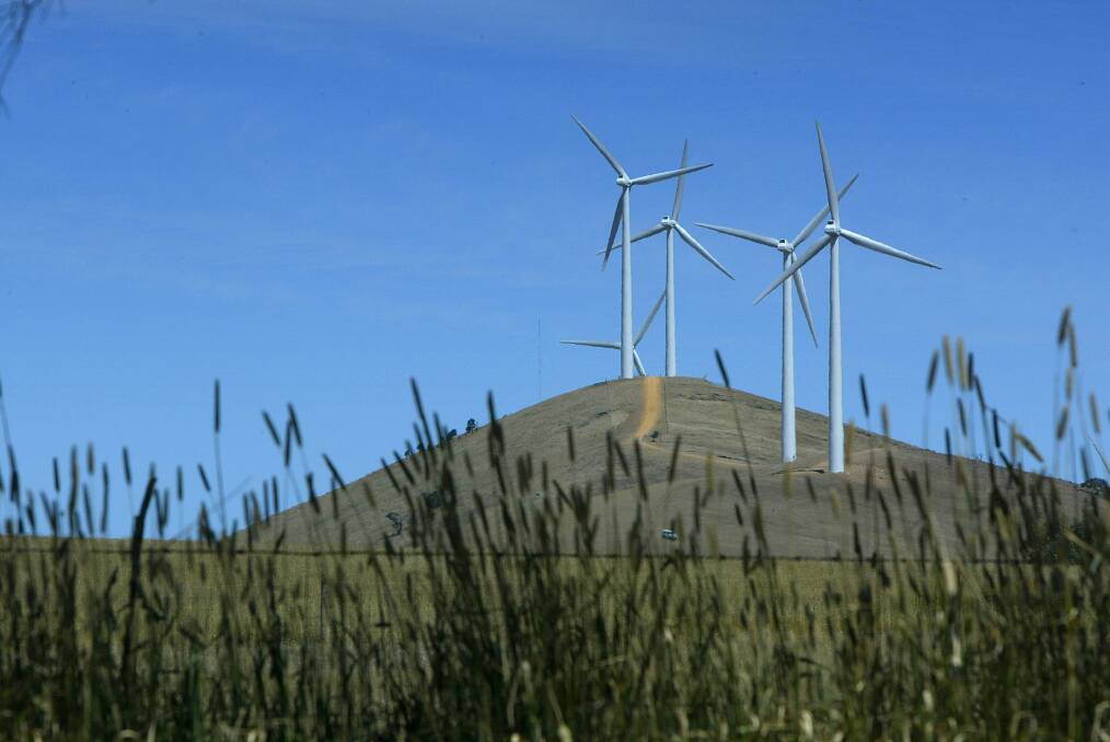 THE POWER OF WIND: Wind turbines at Challicum Hills wind farm near Ararat. Picture: Craig Abraham.