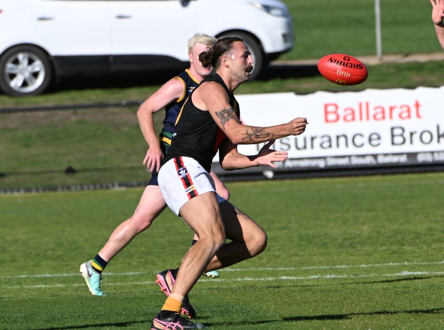 Bacchus Marsh's Luke Goetz was among his side's best performers. Picture by Lachlan Bence