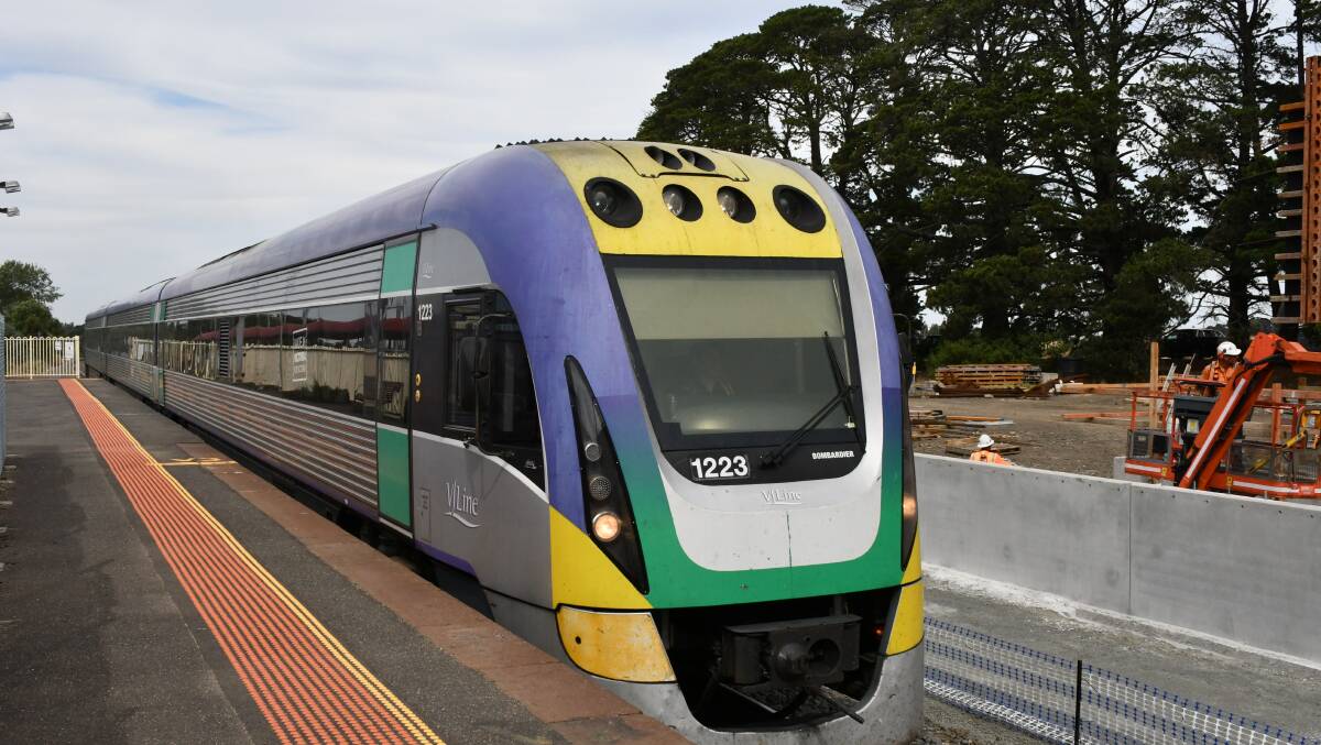 The works once completed should mean a quicker and more reliable train service from Ballarat to Melbourne