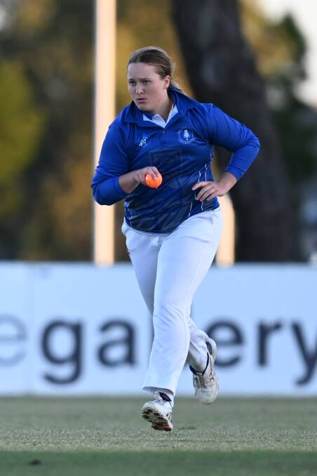 Lillee Barendsen, Golden Point won a thrilling count for the Ballarat Cricket Association women's best and fairest. Picture by Kate Healy