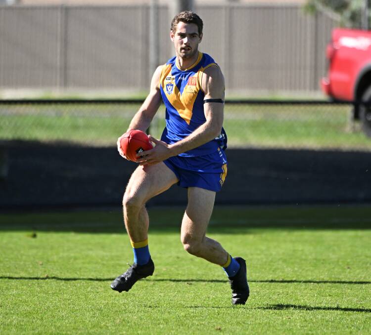 Sebastopol and Riley O'Keefe will be looking to bounce back this weekend when they take on East Point. Point. Picture by Lachlan Bence