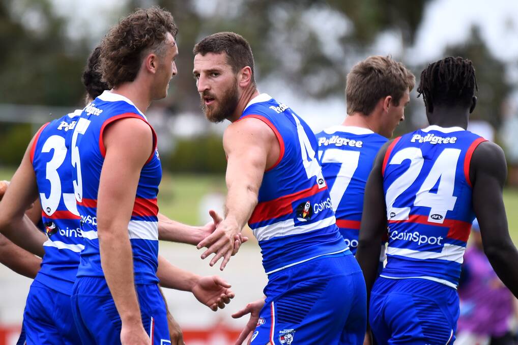 Western Bulldogs captain Marcus Bontempelli will line-up for his 100th game as skipper on Sunday. 