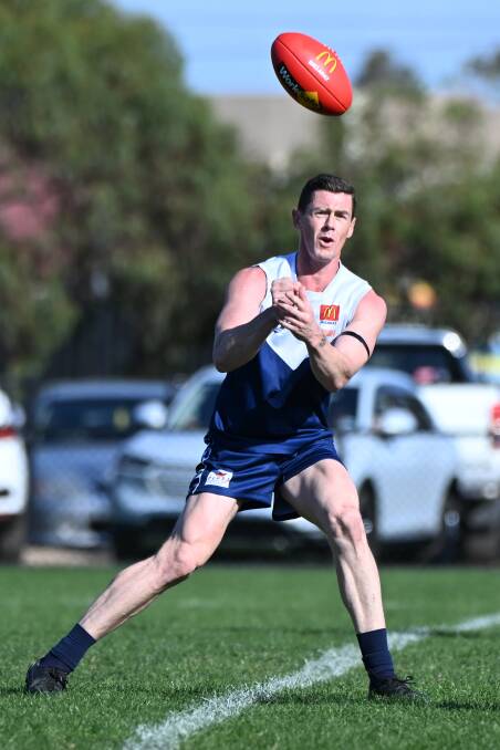 Sam Darley picked up 53 possessions in his debut for Melton South at the weekend. Picture by Kate Healy