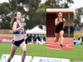 Ballarat YCW's Rose Ashman has won the National under-17 300m championship, Armani Anderson was second in the under-18 100m. Picture supplied/Adam Trafford