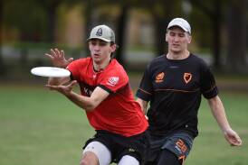 The Ultimate Frisbee Championships are returning to Victoria Park this weekend. Picture by Lachlan Bence