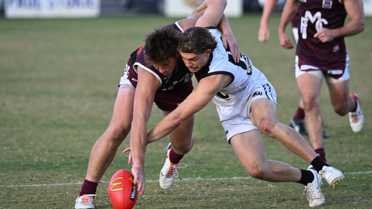 North Ballarat's Malachi White picked up five votes in his team's win over Lake Wendouree. Picture by Kate Healy