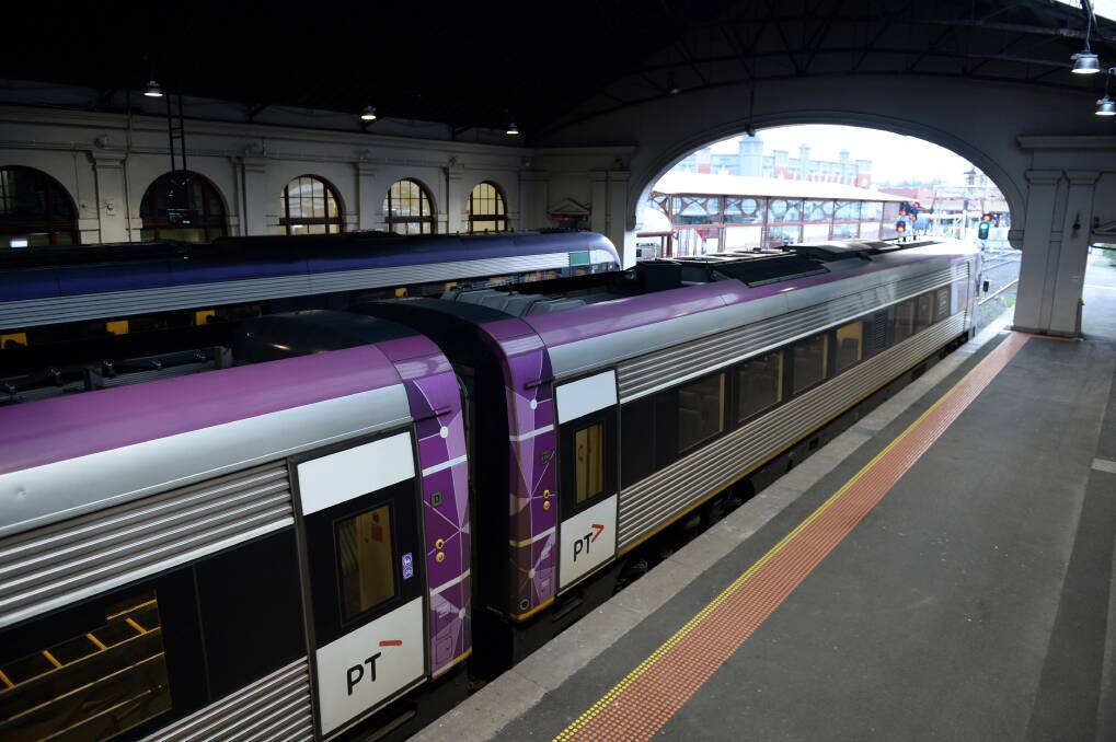 Trains are back up and running after a woman was found unconscious at Ballarat train station this afternoon.