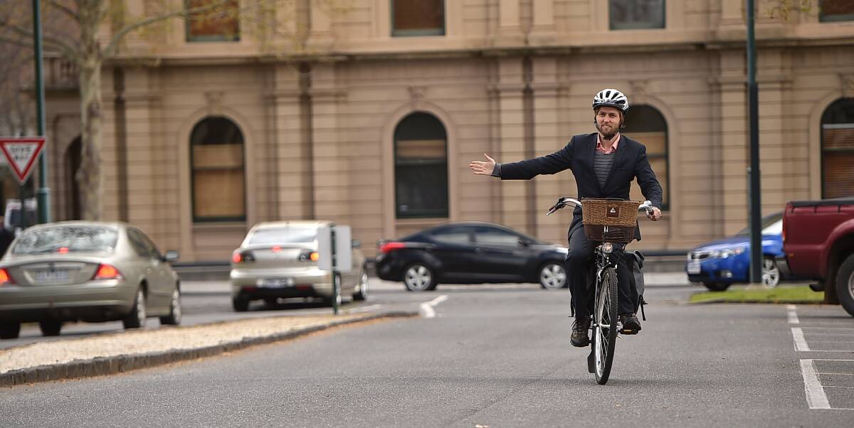 LOOK OUT: Bike Bendigo treasurer Robert Kretschmer hopes motorists will become more aware of vulnerable road users, like cyclists. Picture: NONI HYETT