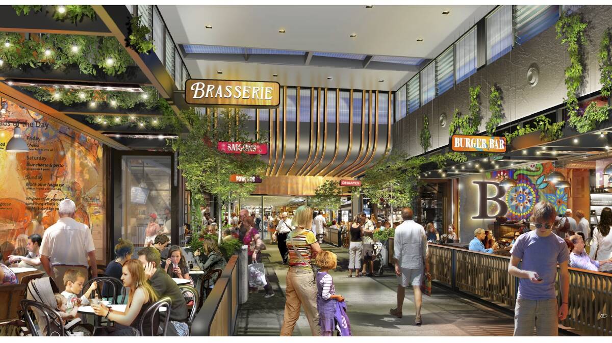 A rendering of Stockland Wendouree following renovations. 