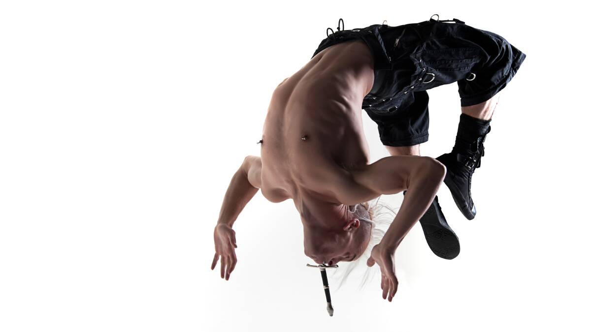 Beyond impossible: The world's first and only sword swallowing acrobat, Aerial Manx, will perform at the World Sideshow Festival next month.