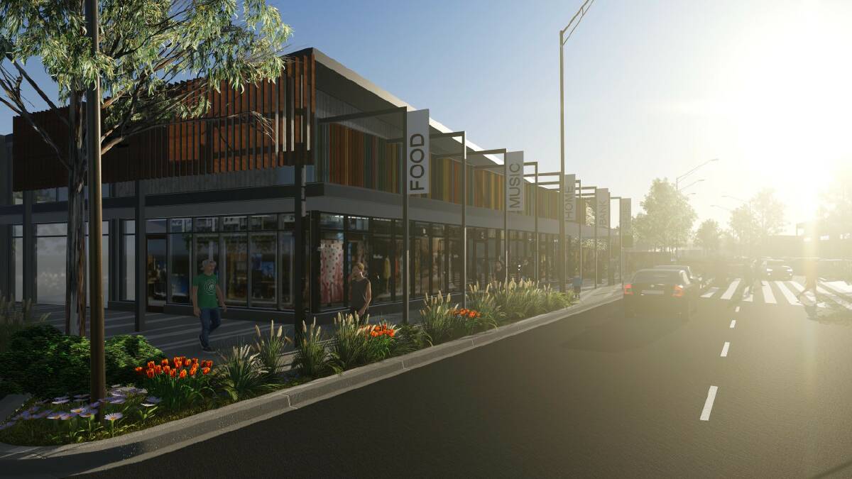TOWN CENTRE: A rendering of Delacombe Town Centre which is due to open to the public on August 31.