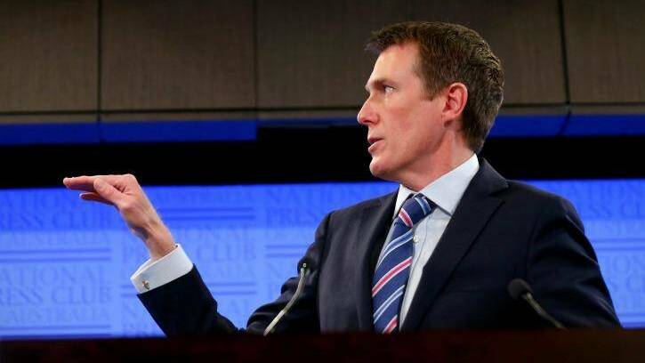 Social Services Minister Christian Porter says the system is working well. Picture: Alex Ellinghausen.