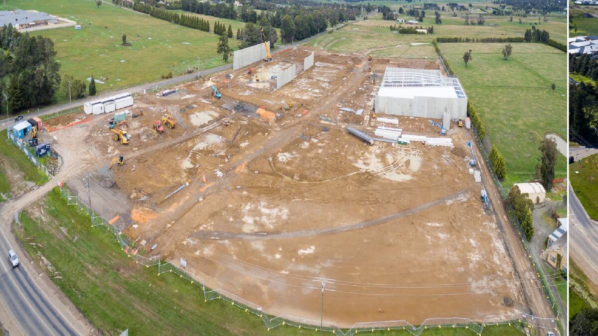 Delacombe Town Centre construction site seen from above. Pictures: Skyline Drone Imaging. 