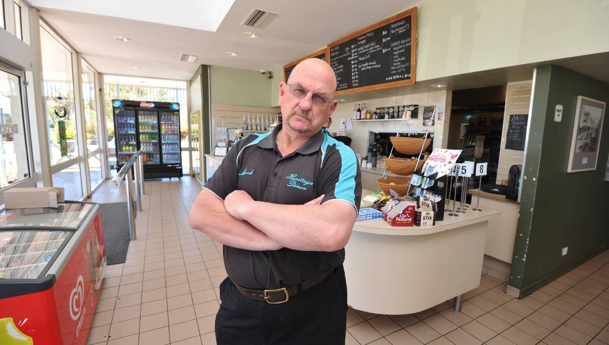 Heritage Diner and J and M Catering owner Mark Batchelor pulled off five functions within 24 hours of being robbed of almost all his stock. Picture: Lachlan Bence. 