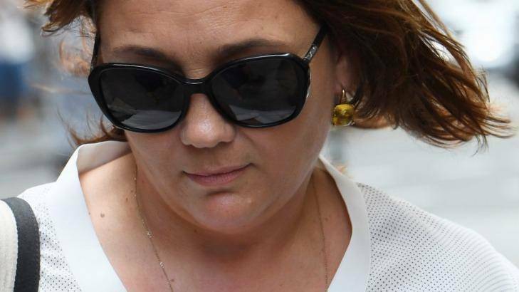 "There was a pop and there's blood" - Kimberley McGurk gave evidence about her husband's murder. Photo: Peter Rae