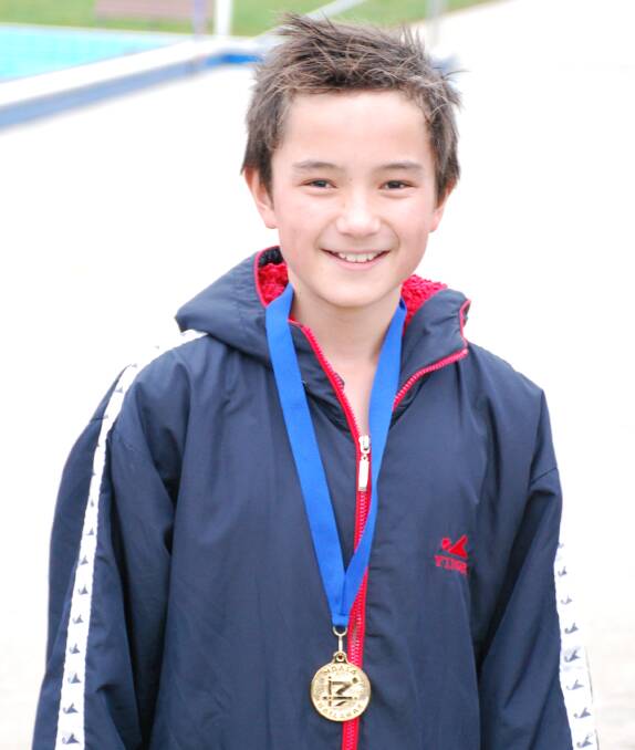 ONE OF THE QUICKEST: Boys' 11/under 1500m winner Justin Lang.