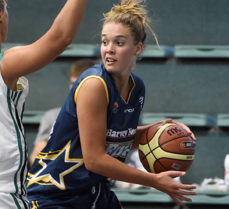 SIGNED AND SEALED: Molly Mathews is the latest Ballarat Rush youngster to join a WNBL roster. Picture: Lachlan Bence  