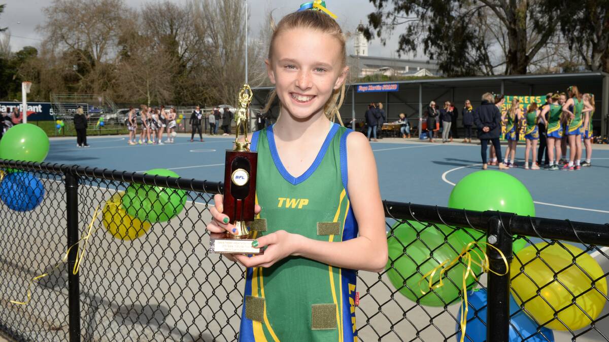 13/under reserves netball best on court: Lily Gilbert (Lake Wendouree).   Picture: Kate Healy