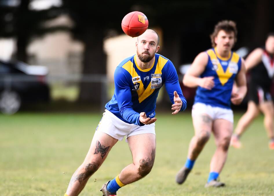 Jason Rae makes his return for Learmonth against Bungaree. Picture by Adam Trafford.