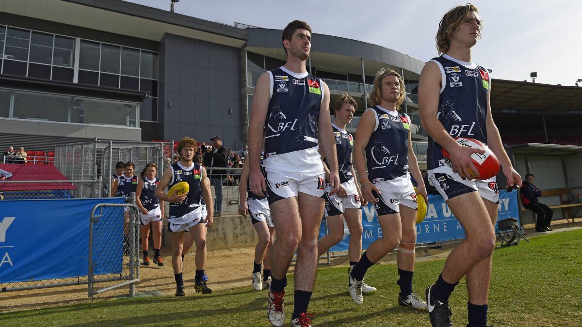 The BFL under-19s step on to the Whitten Oval