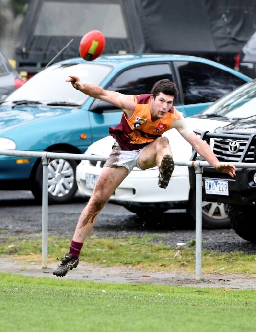Ex-North Ballarat Rooster Liam Hoy plays his first game for Redan for the year after returning from overseas. His is one of several big inclusions for the Lions.