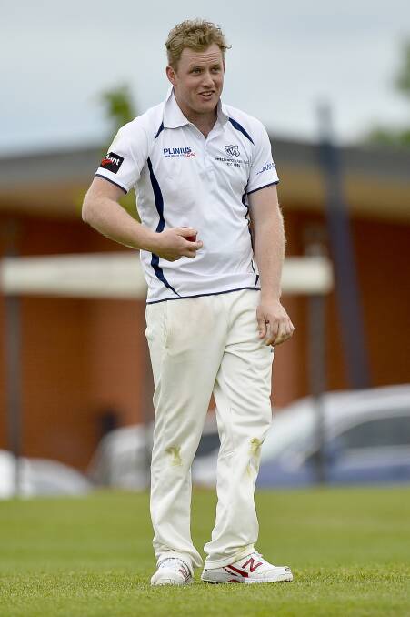 RIGHT TO PLAY: Mt Clear pace bowler Darcy Thomson has reason to smile after being given the all clear top play.